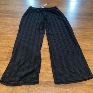 Women Lace Swim Pants Knitted Hollow Out Cover Up